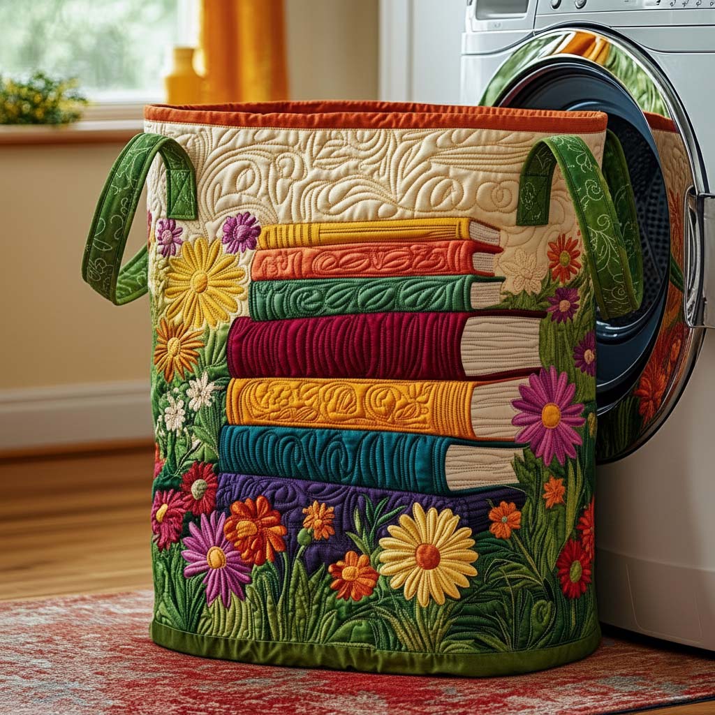 Rainbow Stack Quilted Laundry Basket GFTOQA663 – Patchique Store