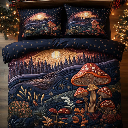 Sunrise Mushroom Duvet Cover Set GFTOQA757