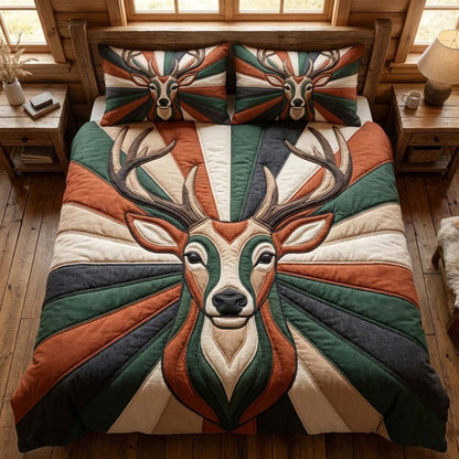 Majestic Reindeer Duvet Cover Set GFTOQA763