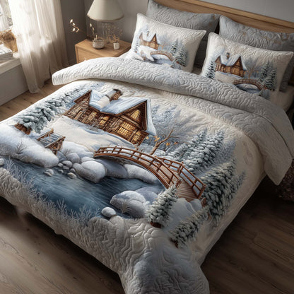 Snow Bridge Duvet Cover Set GFTOQA78
