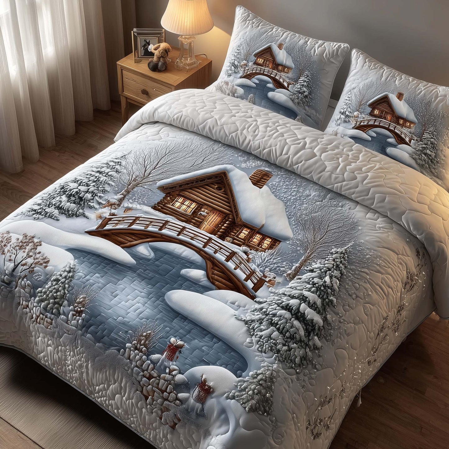 Winter Panorama Duvet Cover Set GFTOQA81