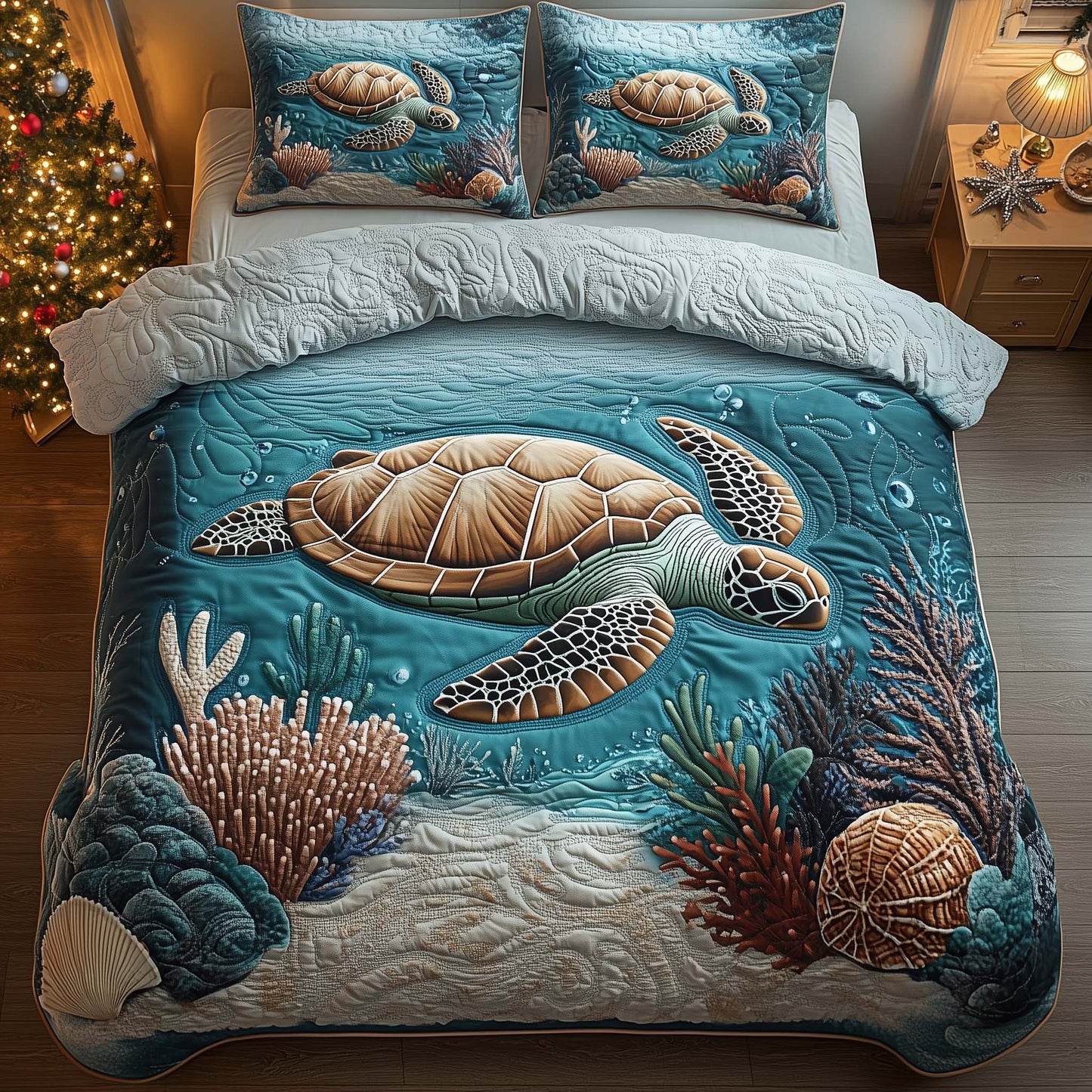 Ocean Serenity Duvet Cover Set GFTOQA828