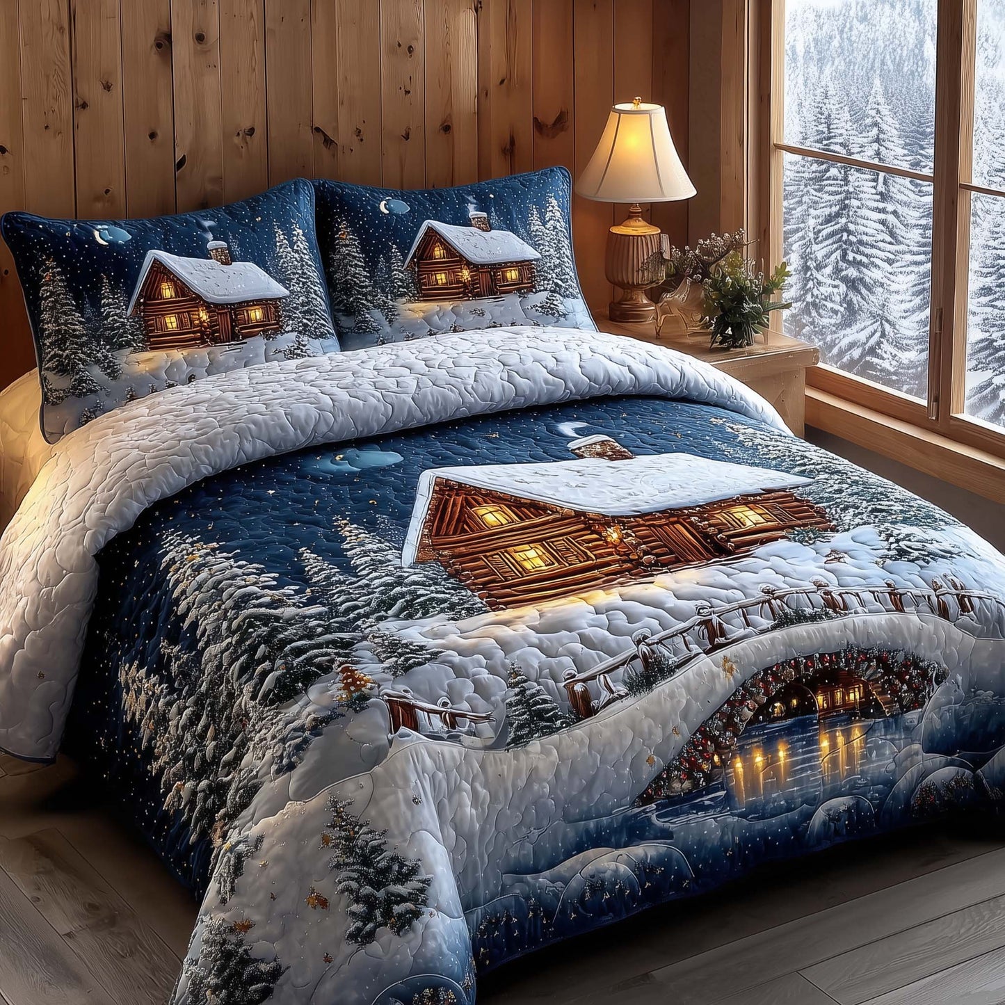 Starlight Cabin Duvet Cover Set GFTOQA83