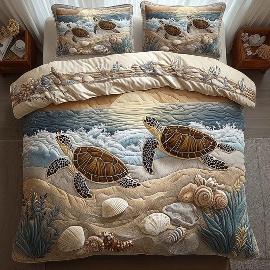 Golden Shore Duvet Cover Set GFTOQA832