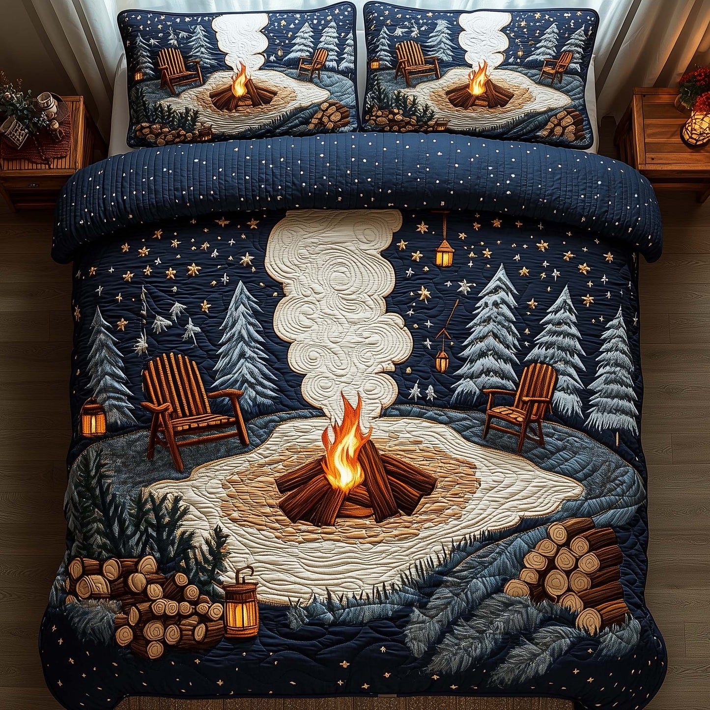 Campfire Nights Duvet Cover Set GFTOQA834