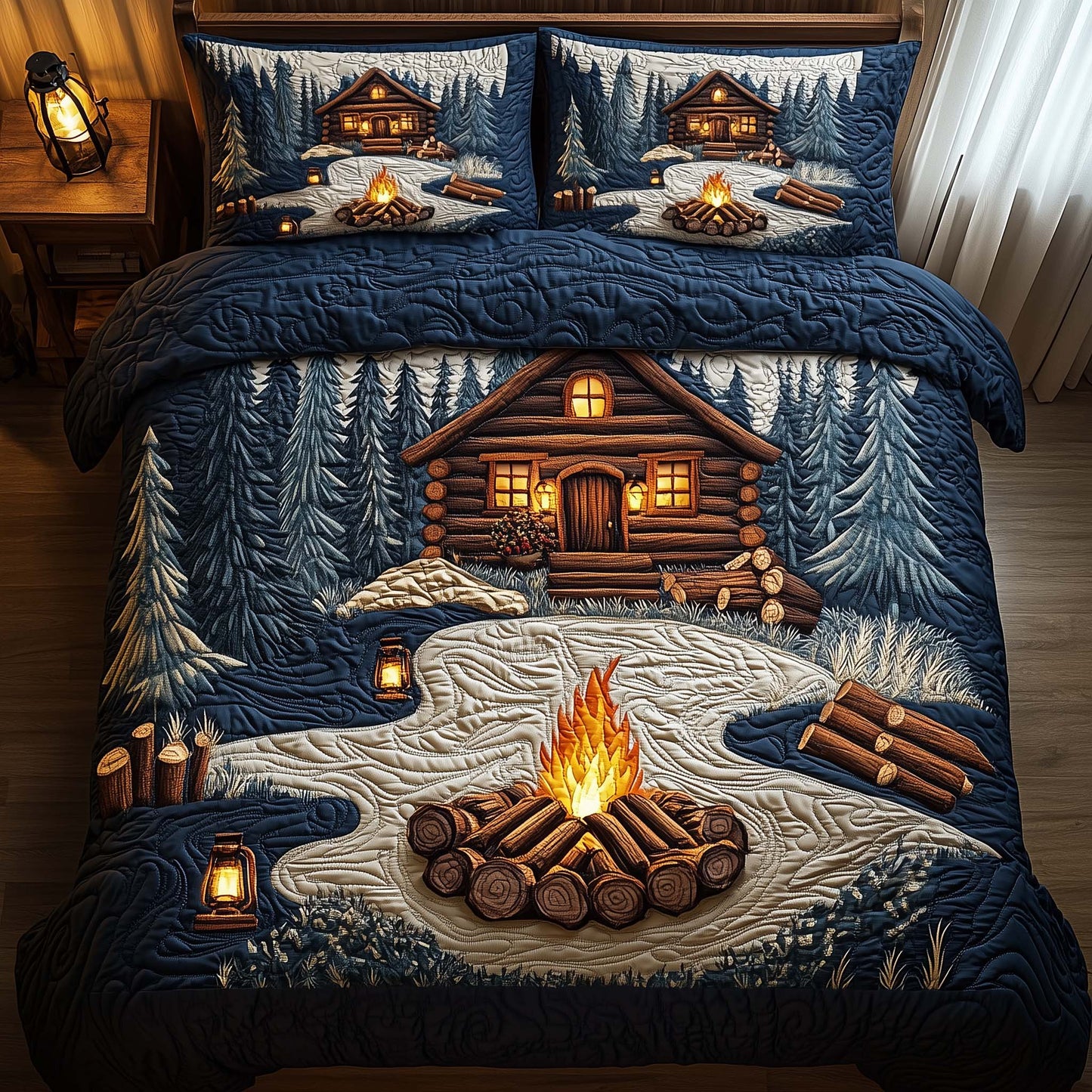 Cabin Camp Duvet Cover Set GFTOQA835