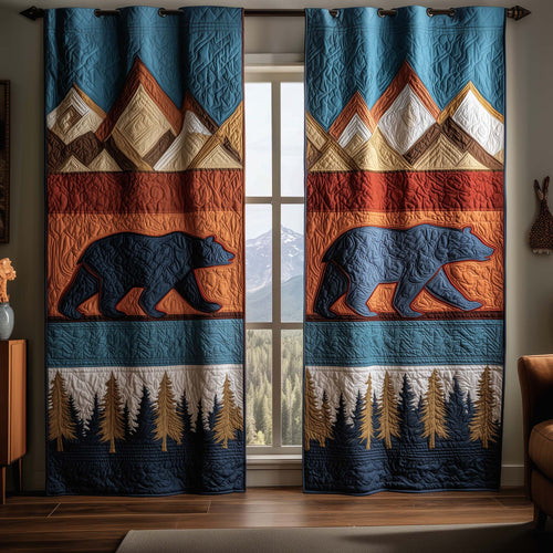 Forest Rhythm Quilted Curtains GFTOQA867