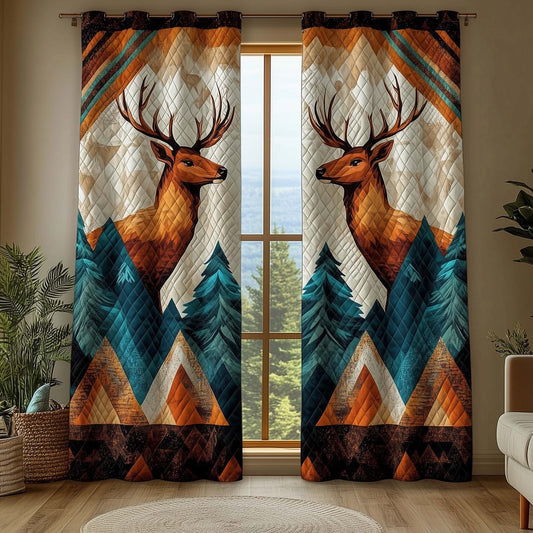 Forest Sentinel Quilted Curtains GFTOQA872