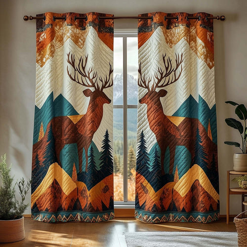 Forest Balance Quilted Curtains GFTOQA874