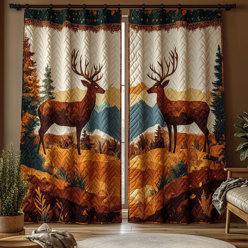 Wild Harmony Quilted Curtains GFTOQA876