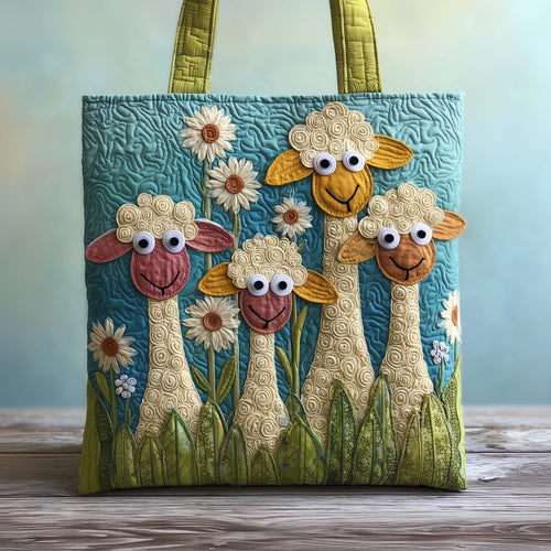 Garden Peekers Quilted Tote Bag GFTOQA904