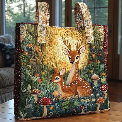 Woodland Serenity Quilted Tote Bag GFTOQA915