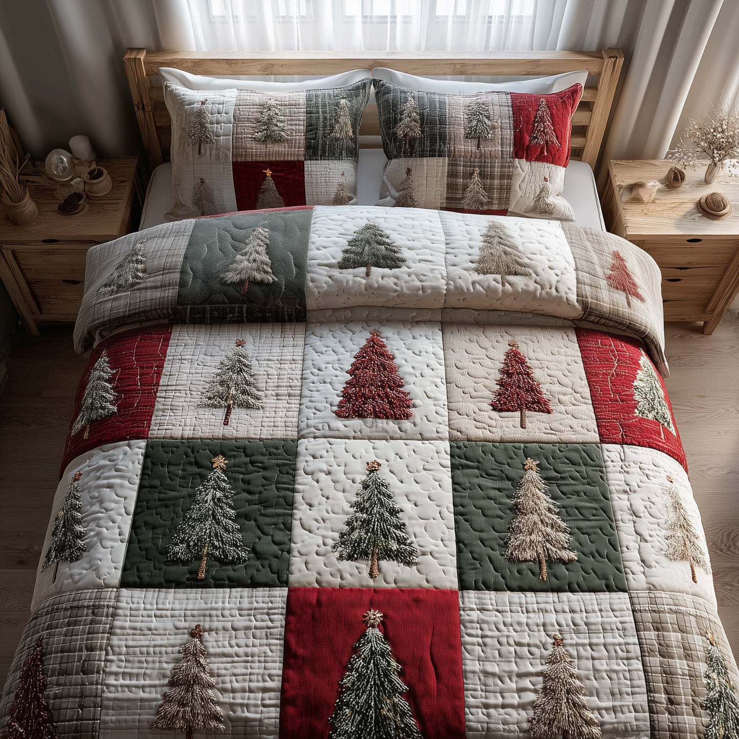 Tree Patch Duvet Cover Set GFTOQA92