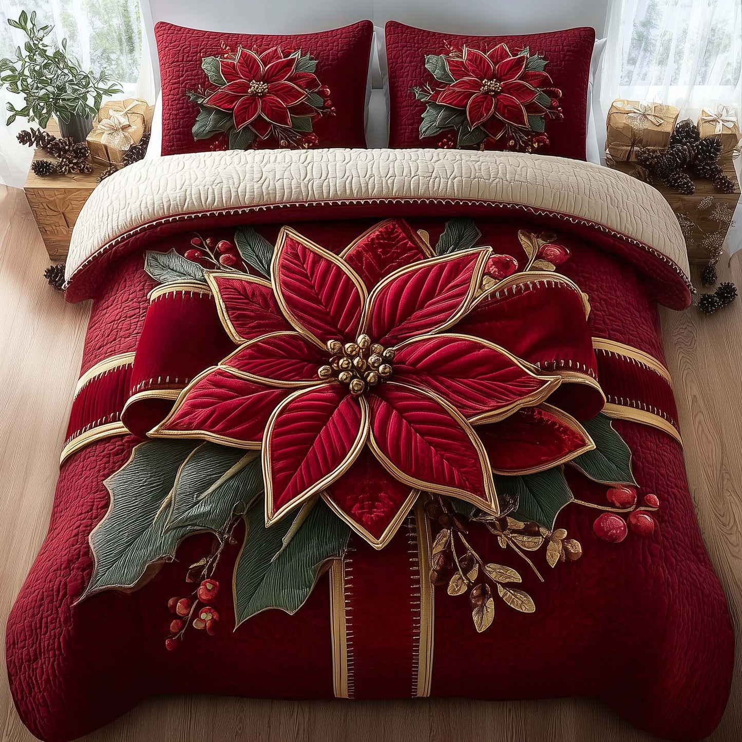 Festive Wrap Duvet Cover Set GFTOQA95