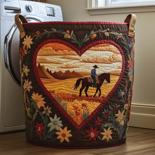 Heartland Rider Quilted Laundry Basket GFTOQA951