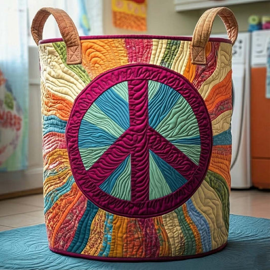 Wavy Radiance Quilted Laundry Basket GFTOQA962