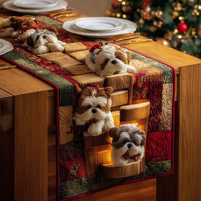 Lantern Pups Quilted Table Runner GFTOQM1340