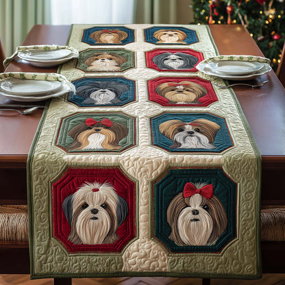 Ribbon Shih Quilted Table Runner GFTOQM1342