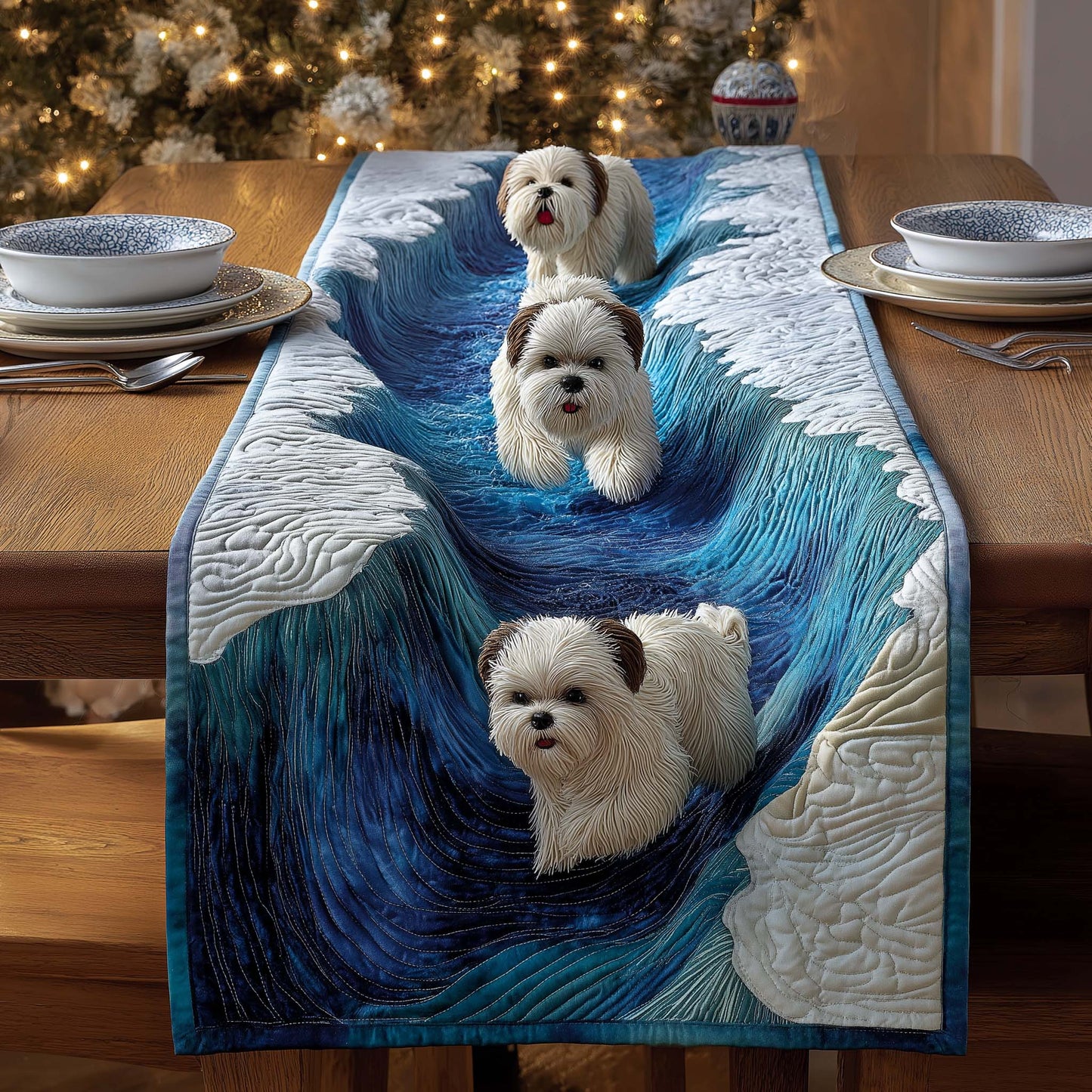 Snowy River Quilted Table Runner GFTOQM1347