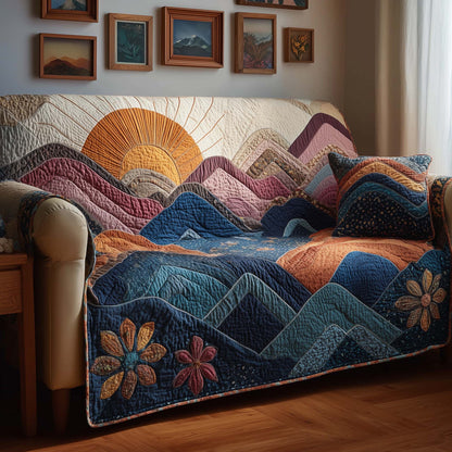 Radiant Hills Quilted Sofa Cover GFTOQM1524