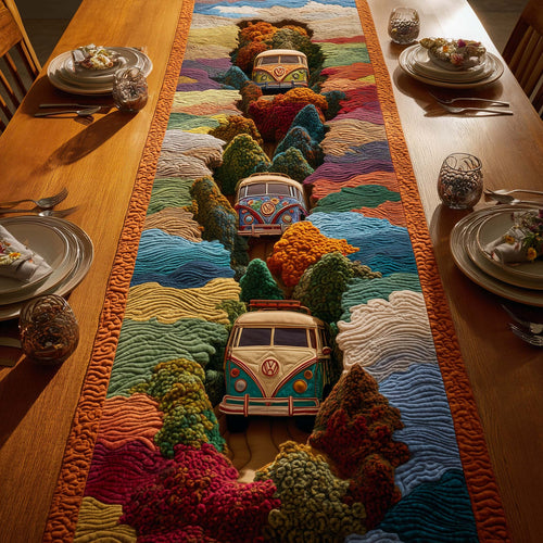 Forest Vans Quilted Table Runner GFTOQM1593
