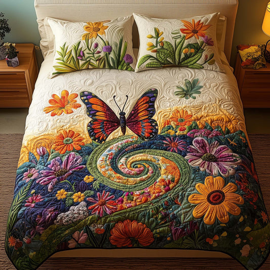 Butterfly Garden Duvet Cover Set GFTOQM1622