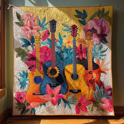 Floral Acoustics Quilted Blanket GFTOQM1649