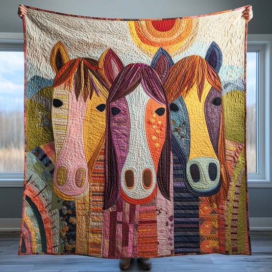 Rainbow Mane Quilted Blanket GFTOQM1658