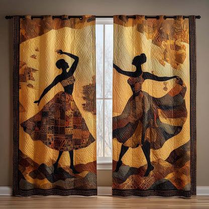 Rhythm Dance Quilted Curtains GFTOQM1731