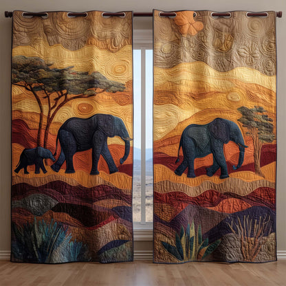 Desert Journey Quilted Curtains GFTOQM1733