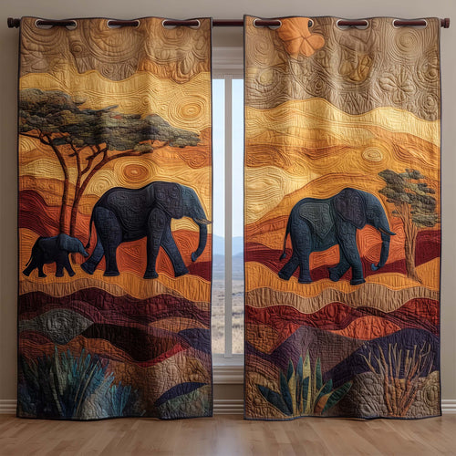 Desert Journey Quilted Curtains GFTOQM1733