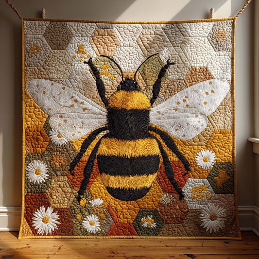 Honey Hex Quilted Blanket GFTOQM1737