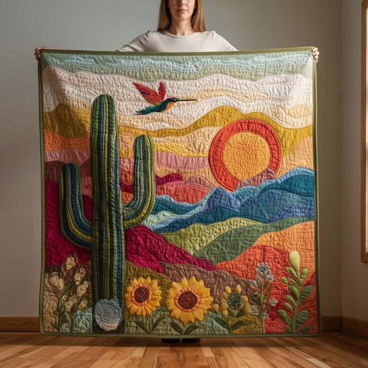 Desert Bloom Quilted Blanket GFTOQM1781