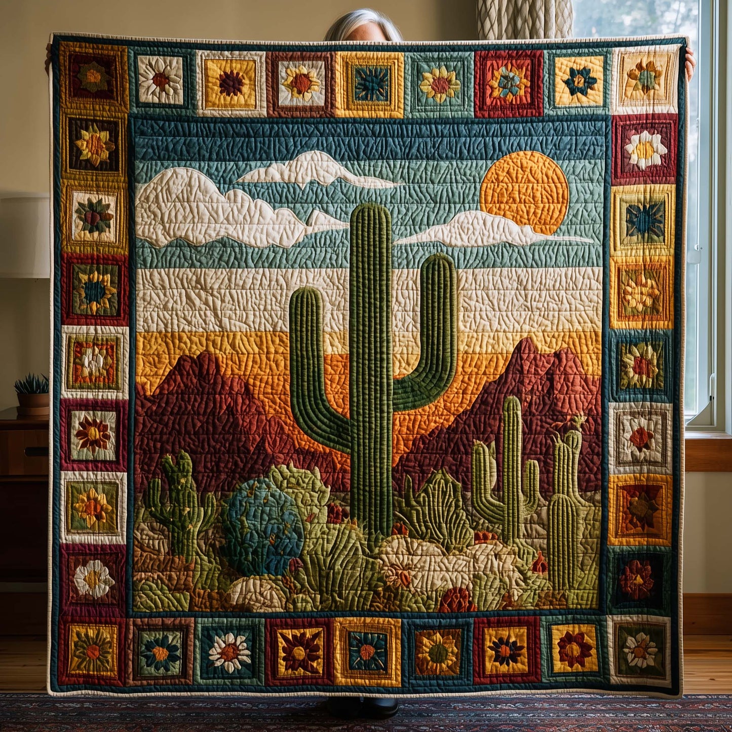 Desert Sun Quilted Blanket GFTOQM1783