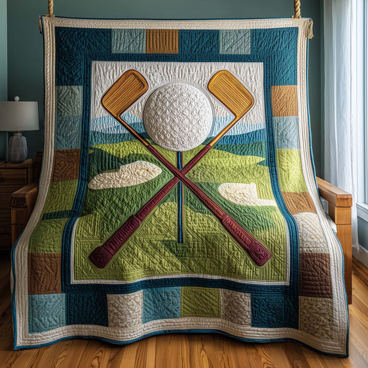 Lakeside Green Quilted Blanket GFTOQM1789