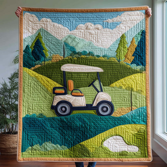 Rolling Cart Quilted Blanket GFTOQM1791