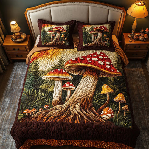Enchanted Mushrooms Duvet Cover Set GFTOQM1880