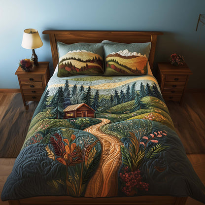 Meadow Cabin Duvet Cover Set GFTOQM1886