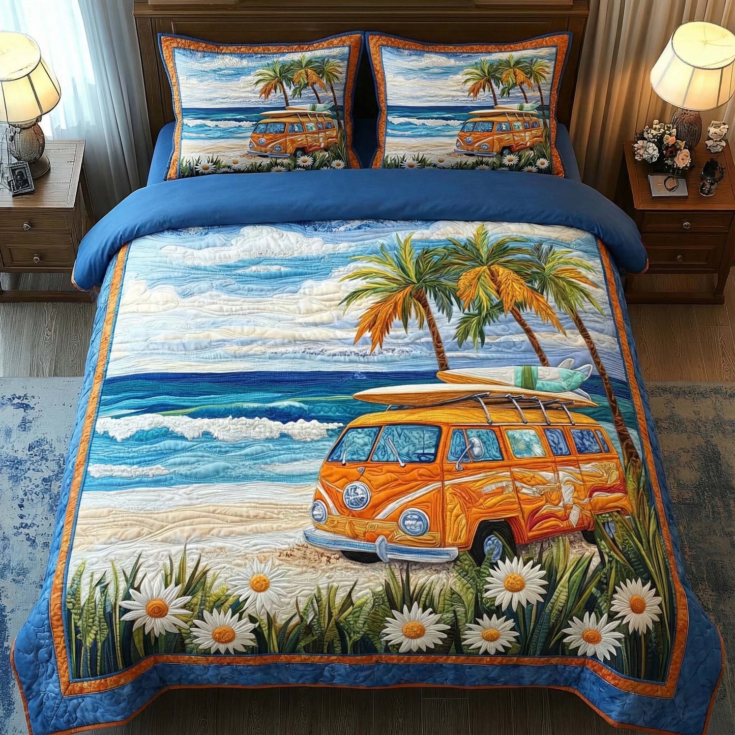 Surf Van Duvet Cover Set GFTOQM1888