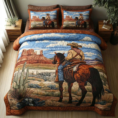 Desert Cowboy Duvet Cover Set GFTOQM1896
