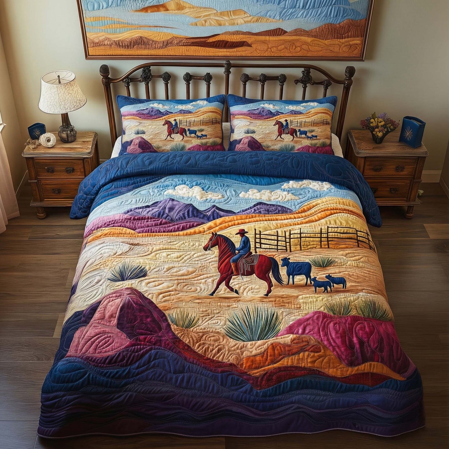 Prairie Cowboy Duvet Cover Set GFTOQM1899
