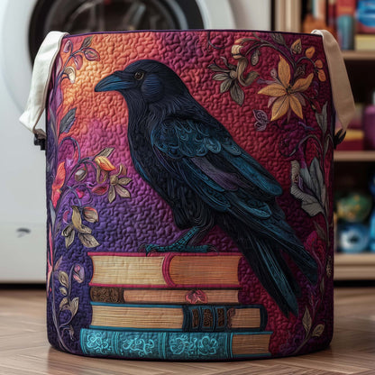 Raven Books Quilted Laundry Basket GFTOQM1907