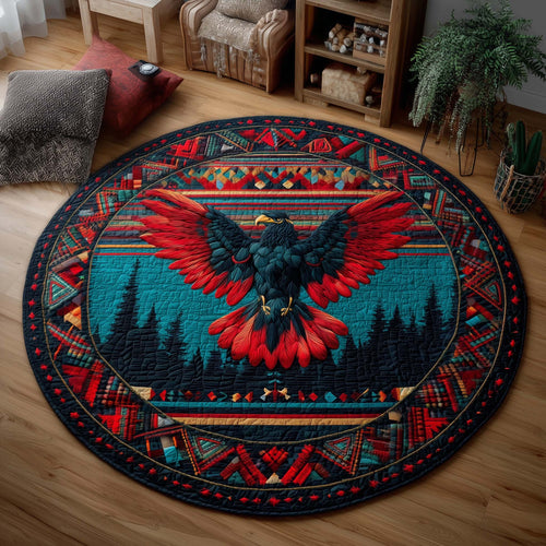 Native Pattern Quilted Round Mat GFTOQM1944