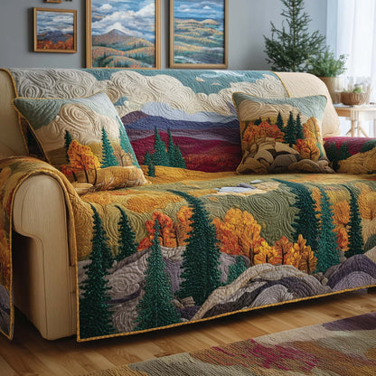 Autumn Hills Quilted Sofa Cover GFTOQM1960