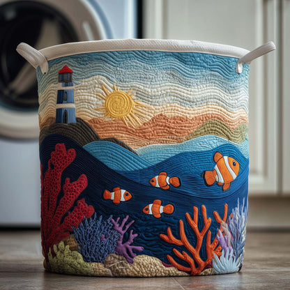 Coral Coast Quilted Laundry Basket GFTOQM1997
