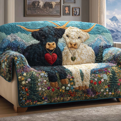 Loving Highlands Quilted Sofa Cover GFTOQM2033