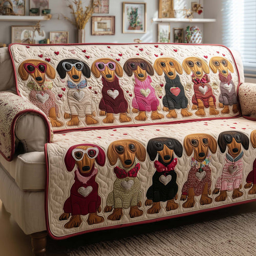 Sweet Parade Quilted Sofa Cover GFTOQM2035