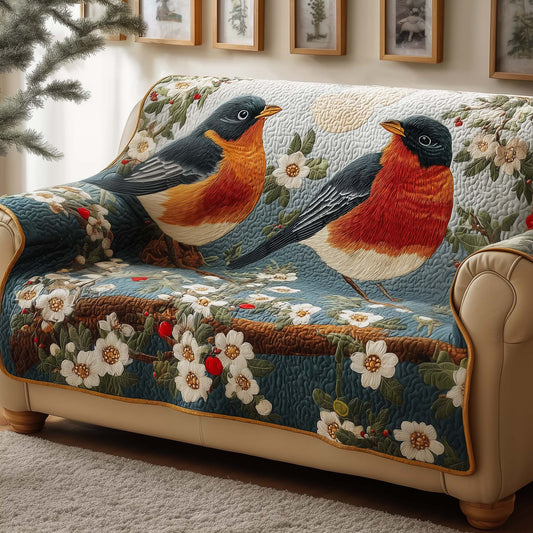Twin Robin Quilted Sofa Cover GFTOQM2133