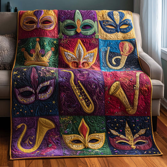 Carnival Icons Quilted Blanket GFTOQM2142