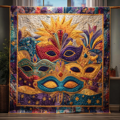 Masquerade Bloom Quilted Blanket GFTOQM2143